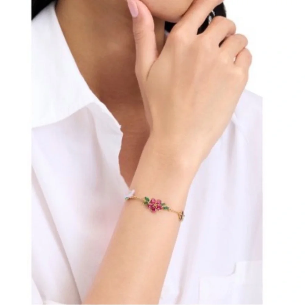$128 Kate Spade Bursting Blooms Bracelet - Picture 2 of 5